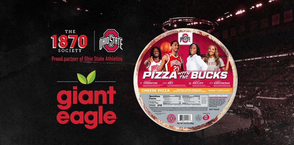 Giant Eagle and 1870 Society announce “Pizza with the Bucks” Frozen Pizza